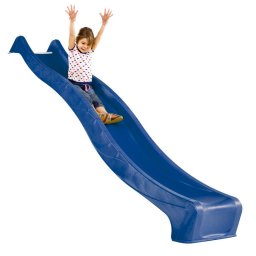 Tobogan Tsuri, HDPE albastru, 2.9 m cu duza de apa, KBT