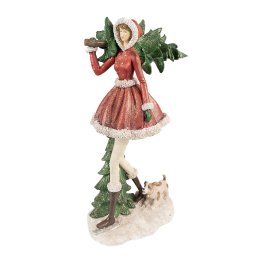 Figurina Craciun polirasina 25x17x43 cm
