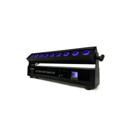 Wall Washer 9x10W, Control WIFI, RGBW+UV 6 in 1, Baterie Wireless
