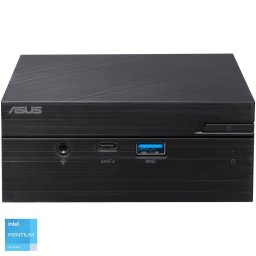 Mini PC Asus PN41-BBP131MVS1 cu procesor Intel® Pentium® Silver N6000 pana la 3.3GHz, fara RAM, fara stocare, Intel® UHD Graphics, No OS, Negru