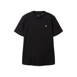 TOM TAILOR DENIM Tricou negru / alb