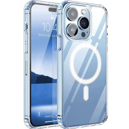 Husa Techsuit MagSafe Pro - Husă telefon - compatibil cu Apple iPhone 15 Pro - MagSafe - culoare Transparent