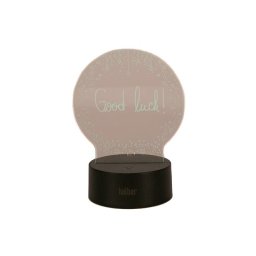 Lampa decorativa 3D halber, Glob, Negru