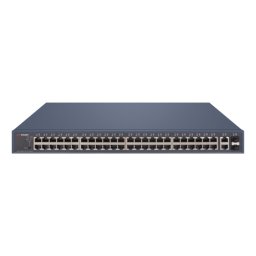 Switch 48 porturi Gigabit PoE, 2 porturi Gigabit RJ45, 2 x SFP, SMART Management - HIKVISION DS-3E1552P-SI
