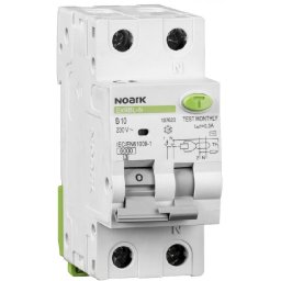 Intrerupator automat RCBO Ex9BL-N 1P+N 40A tip A 30mA curba B Noark 107642