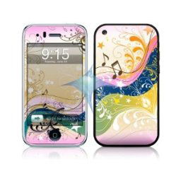 Folie Design Skin Kit Apple iPhone 3G/3G S Decal Girl F_Music