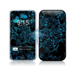 Folie Design Skin Kit Apple iPhone 3G/3G S Decal Girl SkullRose