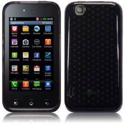 TPU Case LG Optimus Sol E730, smoke black