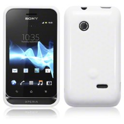 TPU Case SONY Xperia Tipo ST21i, white