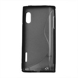 TPU S-Line Case LG Optimus L5 E610, black