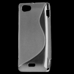 TPU S-Line Case SONY Xperia J ST26i, transparent