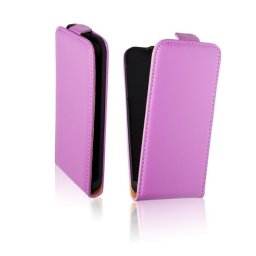 Huawei Ascend P6 husa flip piele ecologica inchidere magnetica, violet