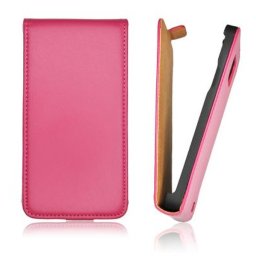 SONY Xperia J ST26i husa flip piele ecologica inchidere magnetica, pink