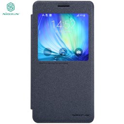 Samsung Galaxy A7 SM-A700F husa Nillkin book Sparkle view, black