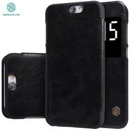 HTC One A9 husa Nillkin book Qin view, black