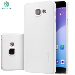 Samsung Galaxy A7 (2016) SM-A710F husa Nillkin Frosted Case, white (folie de protectie inclusa)