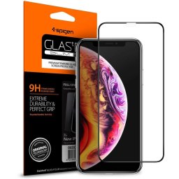 Sticla Securizata Full Glue iPhone XS MAX - Spigen Glass FC