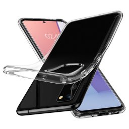 Husa Samsung Galaxy S20 - Spigen Case Liquid Crystal, Transparent