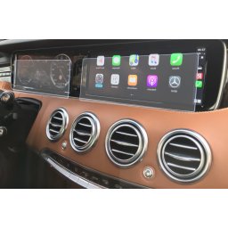 Mercedes-Benz S350 2014+ Set (2 buc.) Folii de Protectie pentru Ceasuri si Navigatie - HD-Premium FoliaTa