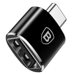 Adaptor OTG USB la Type-C 480Mbps, 2.4A - Baseus (CATOTG-01) - Black