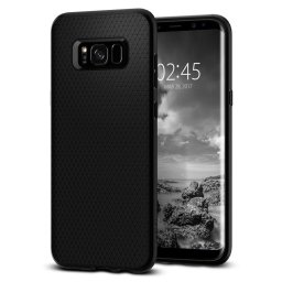 Husa Samsung Galaxy S8+ Plus - Spigen Case Liquid Air, Matte Black