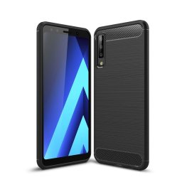 Husa Pentru Samsung Galaxy A7 (2018) - Gel TPU Carbon, Black