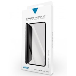 Sticla Securizata iPhone 11 PRO - Vetter 3D Tempered Glass Easy Fit, Black