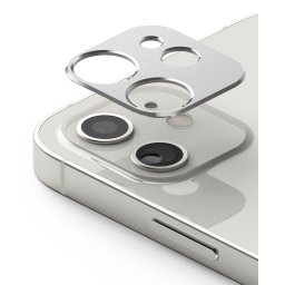 Protectie Camera iPhone 12 - Ringke Camera Styling, Silver