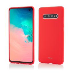 Husa Samsung Galaxy S10 - Vetter GO Clip-On Soft Touch, Red