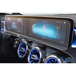 Mercedes-Benz CLA, A Class 2019/2020+ Set (2 buc.) Folii de Protectie pentru Ceasuri si Navigatie - HD-Premium FoliaTa