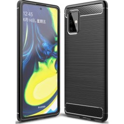 Husa Samsung Galaxy A71 - Gel TPU Series Carbon, Black