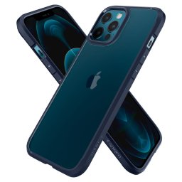 Husa iPhone 12 / 12 PRO - Spigen Ultra Hybrid, Navy Blue