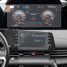 Hyundai Elantra 2021+ Set (3 buc.) Folii de Protectie pentru Ceasuri/Navigatie 8.0"/AC - HD-Premium FoliaTa