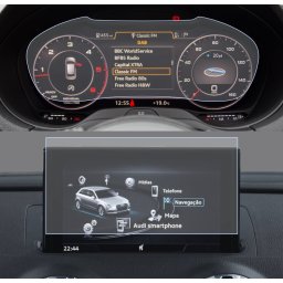 Audi RS3 2018+ Set (2 buc.) Folii de Protectie pentru Ceasuri si Navigatie - HD-Premium FoliaTa