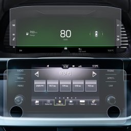 Skoda Kamiq 2018+ Set (2 buc.) Folii de Protectie Ceasuri de Bord si Navigatie 8"inch - HD-Premium FoliaTa