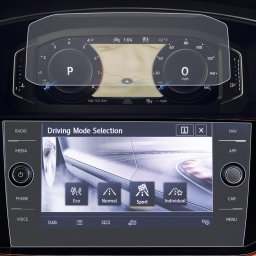 Volkswagen T-Roc 2018+ Set Folii de Protectie pentru Ceasuri de Bord si Navigatie - HD-Premium FoliaTa