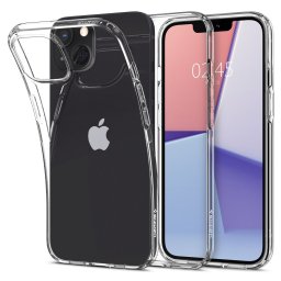 Husa iPhone 13 Mini - Spigen Case Liquid Crystal, Transparent