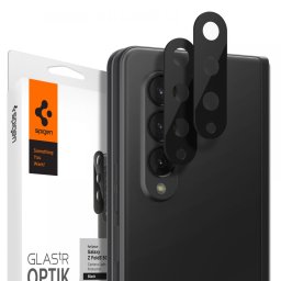 2 x Protectii Camera Galaxy Z Fold 3 - Spigen Optik.TR, Black