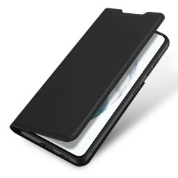 Husa Samsung Galaxy S21 FE (Fan Edition) 5G - DUX DUCIS Book Type, Dark Grey