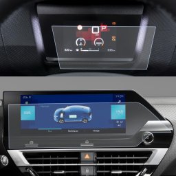 Citroen C4 2021+ Set (2 buc.) Folii de Protectie pentru Ceasuri si Navigatie - HD-Premium FoliaTa