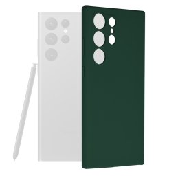 Husa Techsuit-Soft Edge Silicone-Samsung Galaxy S23 Ultra, Dark Green