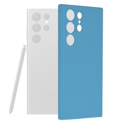 Husa Techsuit-Soft Edge Silicone-Samsung Galaxy S23 Ultra, Denim Blue