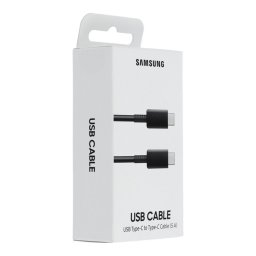 Cablu de Date Samsung USB-C to Type-C Super Fast Charging 5A, 1m, Blister - Black (EP-DN975BBEGWW)