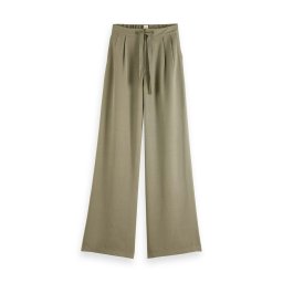 SCOTCH & SODA Pantaloni Printed Wide Leg Pyjama 173168 SC0410 army green