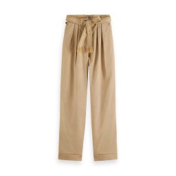 SCOTCH & SODA Pantaloni Paper Bag Utility 173154 SC0137 sand