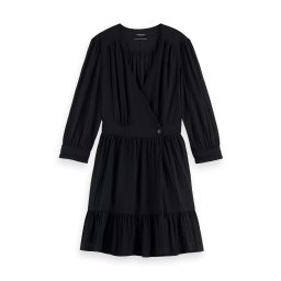 SCOTCH & SODA Rochie Wrap Mini 173369 SC0008 black