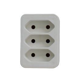 Adaptor triplu multipriza cu 3 posturi plat YW-7376