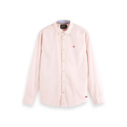 SCOTCH & SODA Cămaşă Fine Corduroy - Slim Fit 173080 SC4320 pink cloud