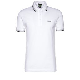 BOSS Tricou 'Paddy' albastru noapte / gri / alb