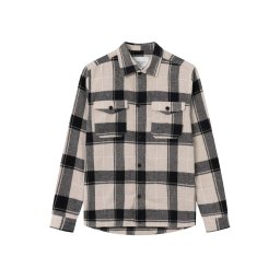 LES DEUX Cămaşă Lennon Check Shirt LDM410137 848100-dusty teak/black
